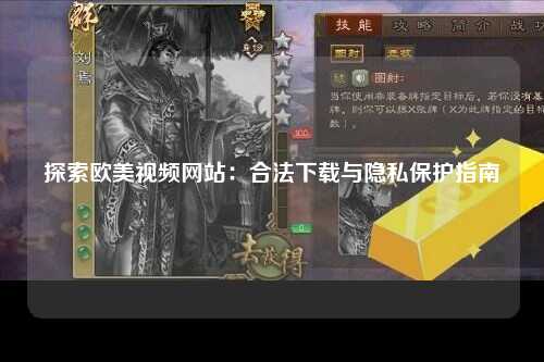 探索欧美视频网站：合法下载与隐私保护指南