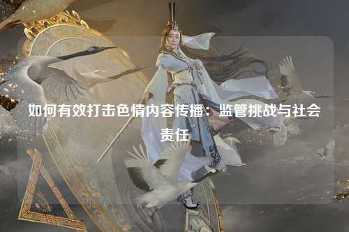 如何有效打击色情内容传播：监管挑战与社会责任